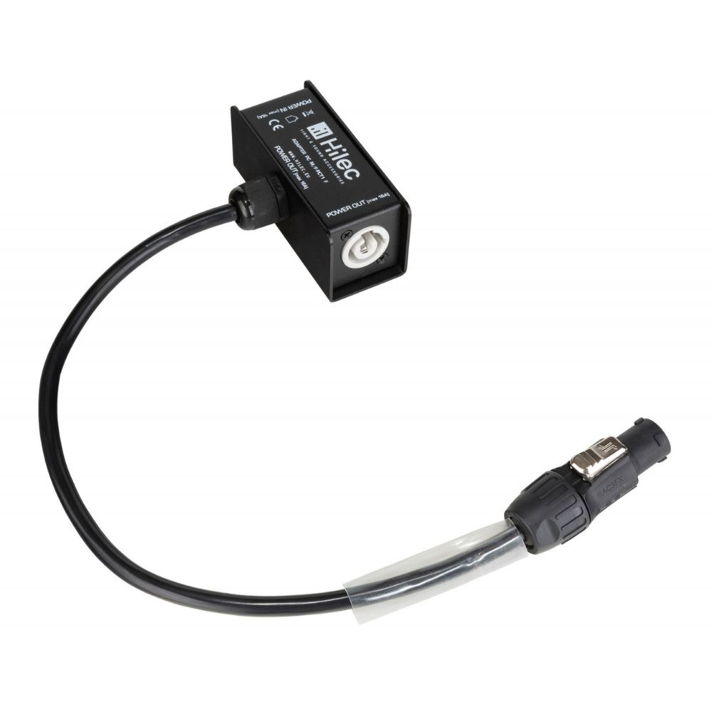 Hilec Adapter van PowerCON IN/UIT naar PowerCON True1 UIT afbeelding