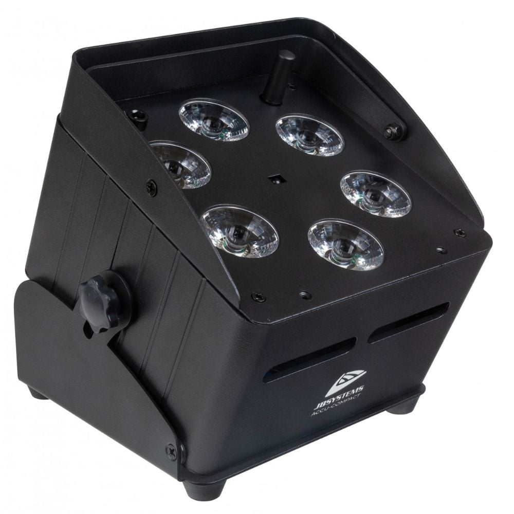 JB Systems ACCU-COMPACT LED projector op accu afbeelding