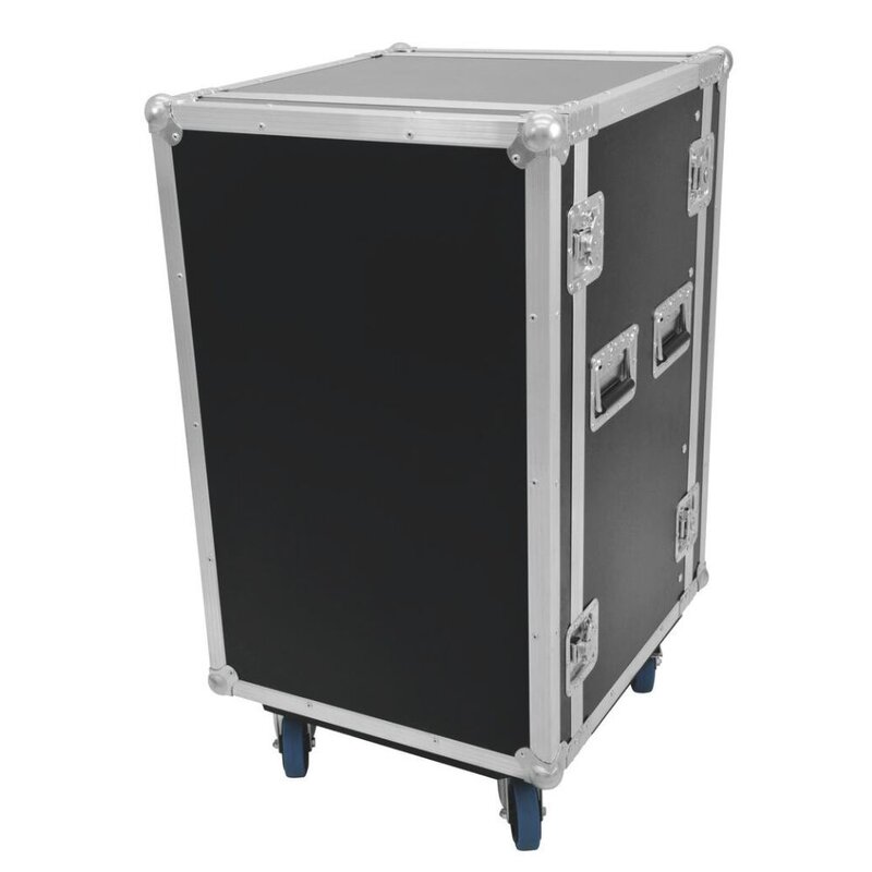 Roadinger Rack Profi 19 inch flightcase 18HE 450 mm diep met wielen Rack Profi 19 inch flightcase 18HE 450 mm diep met wielen