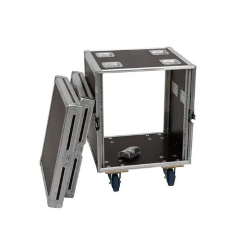 Roadinger Rack Profi 19 inch flightcase 12HE 450 mm diep met wielen Rack Profi 19 inch flightcase 12HE 450 mm diep met wielen