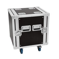 Roadinger Rack Profi 19 inch flightcase 12HE 450 mm diep met wielen Rack Profi 19 inch flightcase 12HE 450 mm diep met wielen