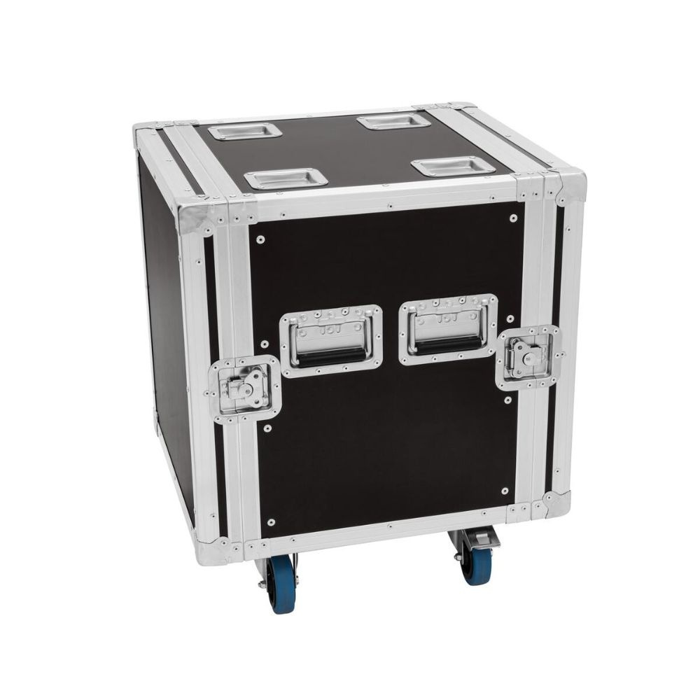 Roadinger Rack Profi 19 inch flightcase 10HE 450 mm diep met wielen afbeelding