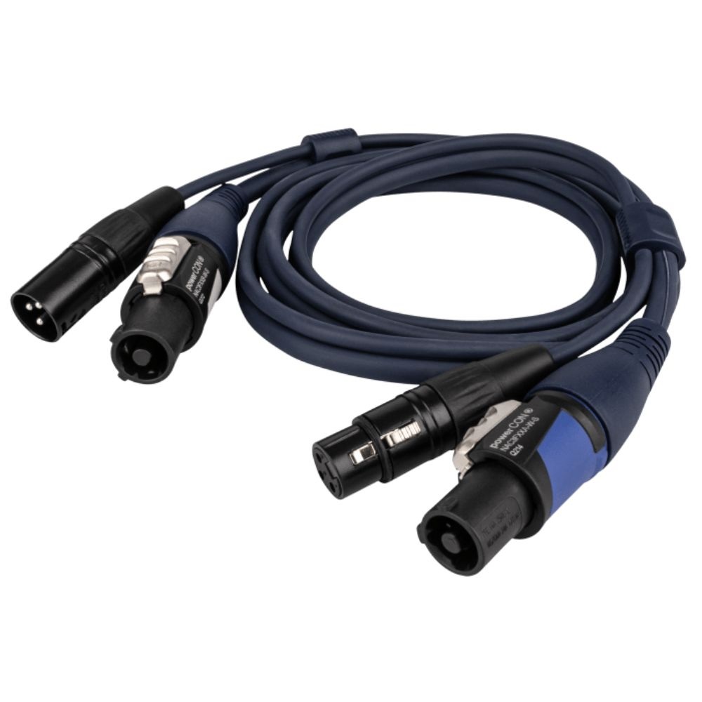DAP Powercon in/uit & signaal kabel 150 cm afbeelding