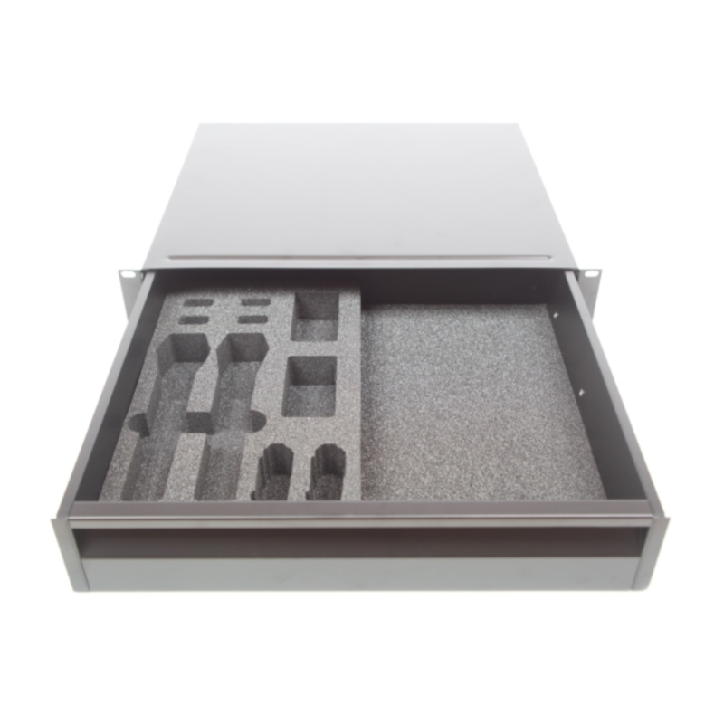 2U Schuim inlay set voor 2x Shure AD1/2 / QLX-D / ULX-D