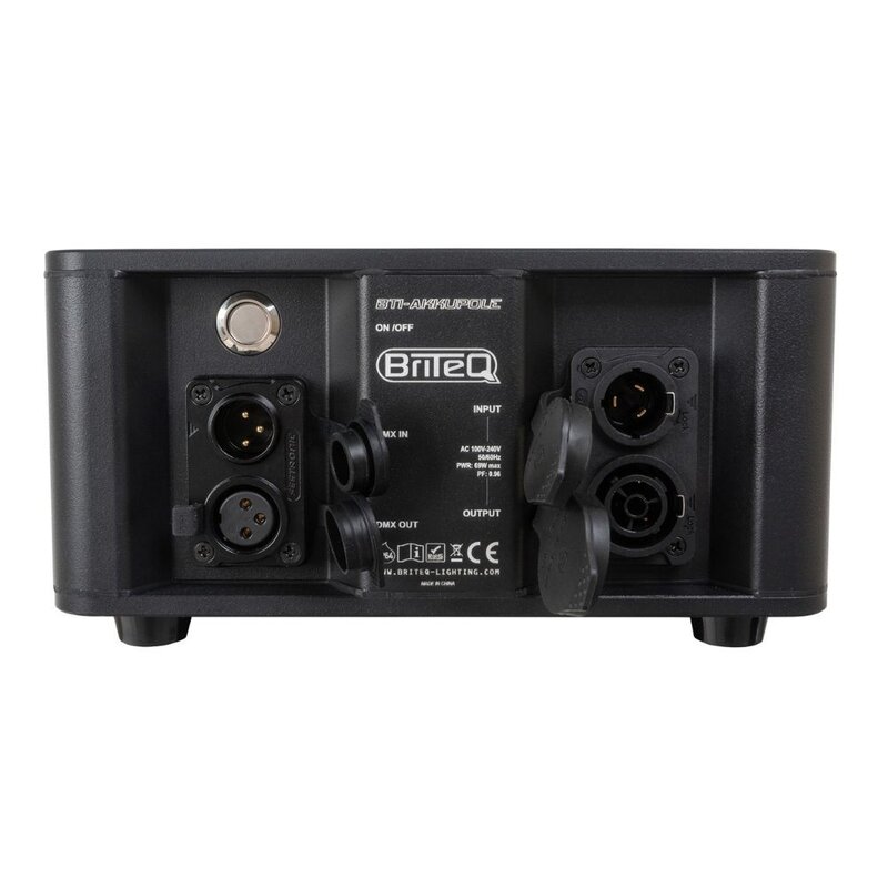 Briteq BTI-AKKUPOLE IP64 LED Verlichtingspaal zwart BTI-AKKUPOLE IP64 LED Verlichtingspaal zwart