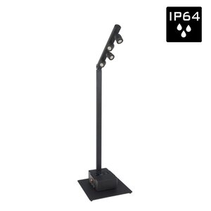 Briteq BTI-AKKUPOLE IP64 LED Verlichtingspaal zwart Briteq BTI-AKKUPOLE IP64 LED Verlichtingspaal zwart