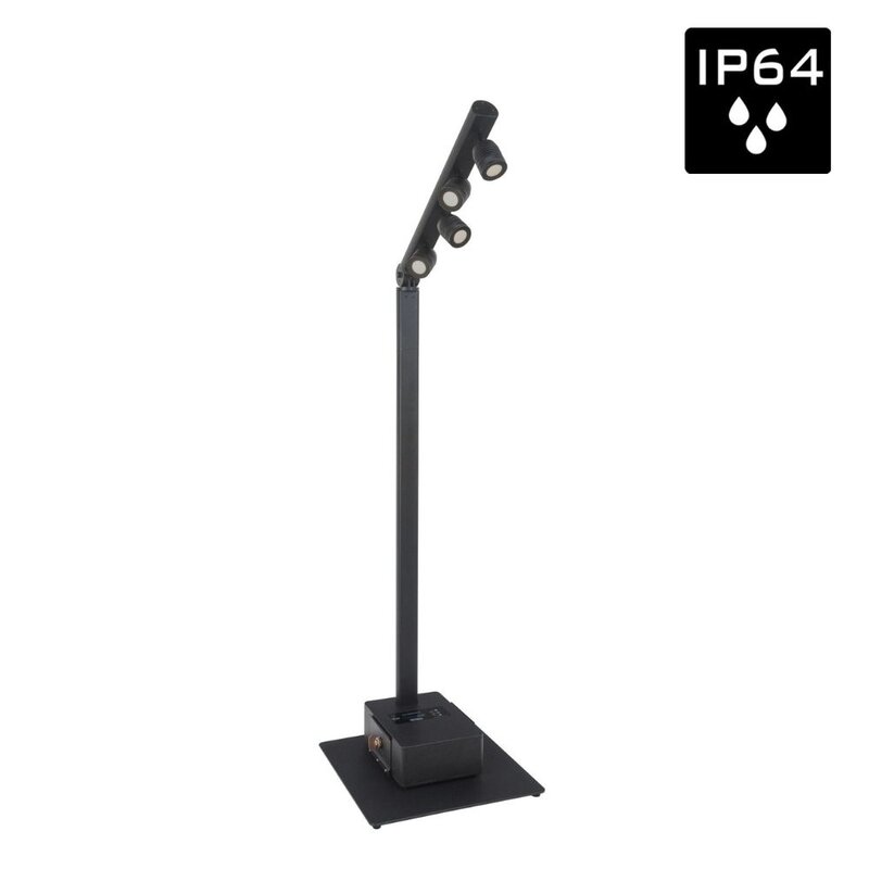 Briteq BTI-AKKUPOLE IP64 LED Verlichtingspaal zwart BTI-AKKUPOLE IP64 LED Verlichtingspaal zwart