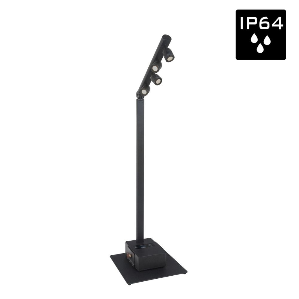 Briteq BTI-AKKUPOLE IP64 LED Verlichtingspaal zwart afbeelding