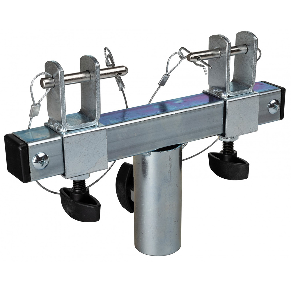 Hilec T150 Trussadapter chroom afbeelding
