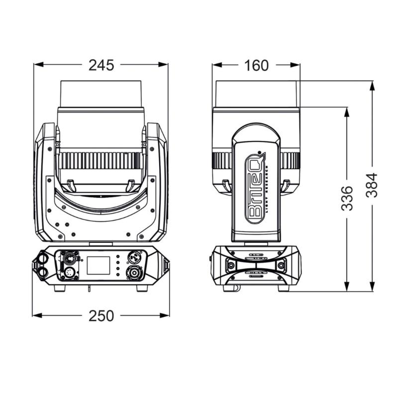 Briteq BT-VERTIGO LED moving head 7x 60W RGBL BT-VERTIGO LED moving head 7x 60W RGBL