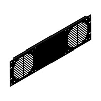 G1702 rackpaneel voor 2 ventilators 3HE