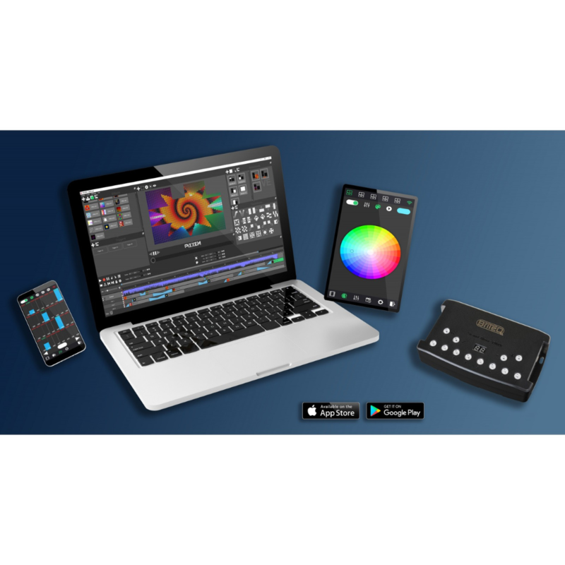 Briteq LD-1024EASY NET 1024 Kanaals DMX interface & multizone controller LD-1024EASY NET 1024 Kanaals DMX interface & multizone controller