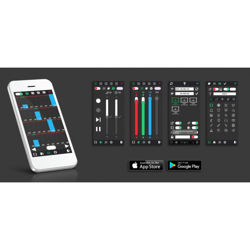 Briteq LD-1024EASY NET 1024 Kanaals DMX interface & multizone controller LD-1024EASY NET 1024 Kanaals DMX interface & multizone controller