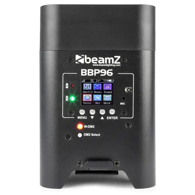BeamZ 4x BBP96 Accu uplights + AC-460 flightbag 4x BBP96 Accu uplights + AC-460 flightbag