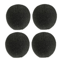 Shure Plopkap voor WL93/SM93 zwart (4 stuks) Plopkap voor WL93/SM93 zwart (4 stuks)