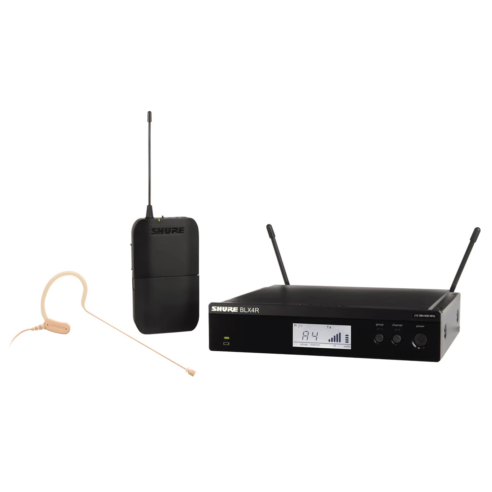Shure BLX14R-MX53 Draadloos headset microfoonsysteem (rackmount) afbeelding