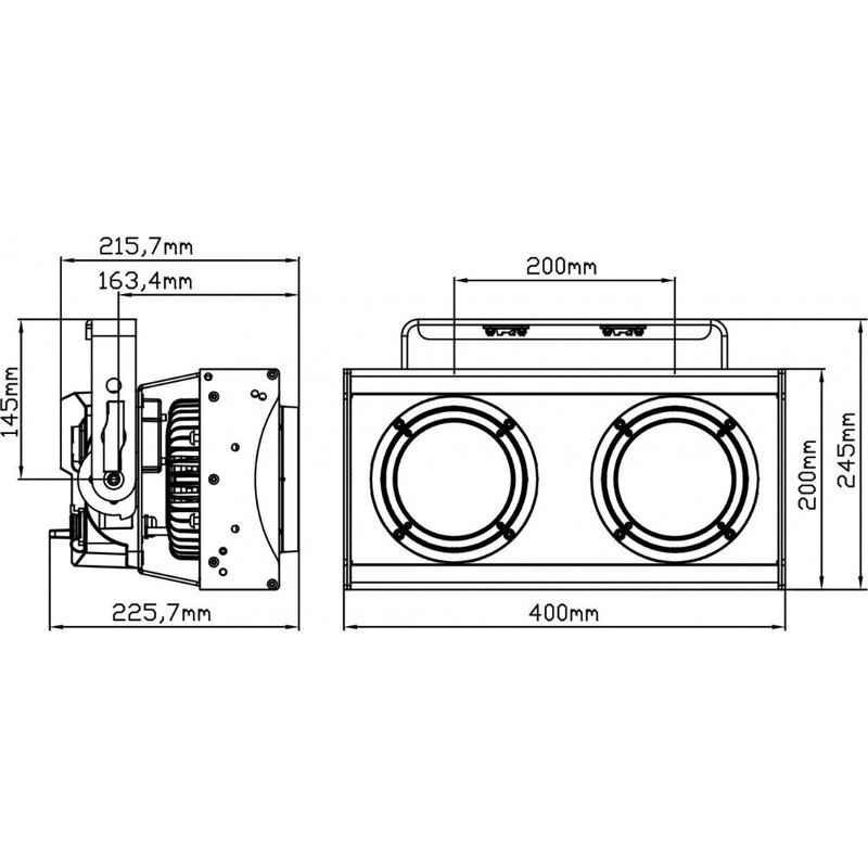 Briteq BT-BLINDER2 IP 130W COB LED Blinder (IP65) BT-BLINDER2 IP 130W COB LED Blinder (IP65)