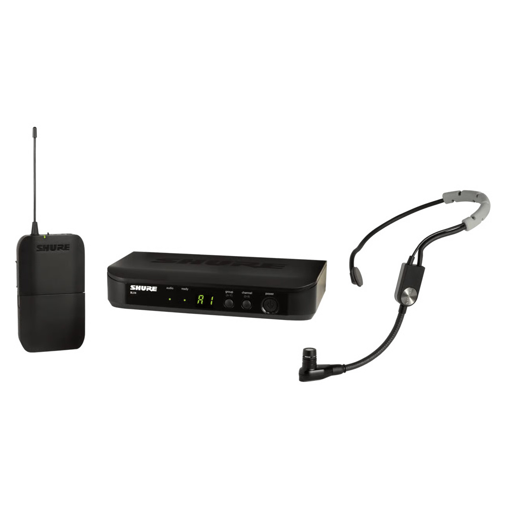 Shure BLX14-SM35 Draadloos headsetmicrofoon systeem afbeelding