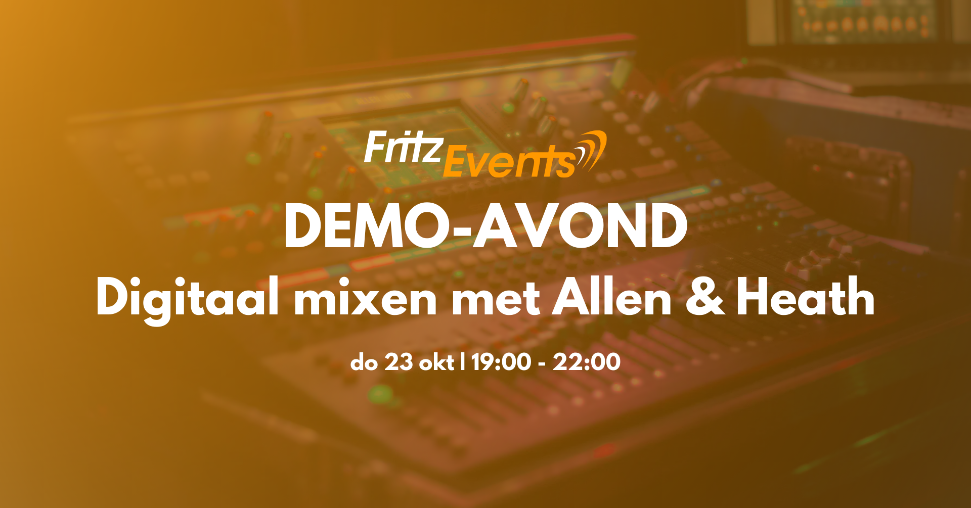 Digitaal mixen met Allen & Heath - Website