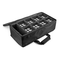8x BBP44 verticale LED par + AC420 flightbag