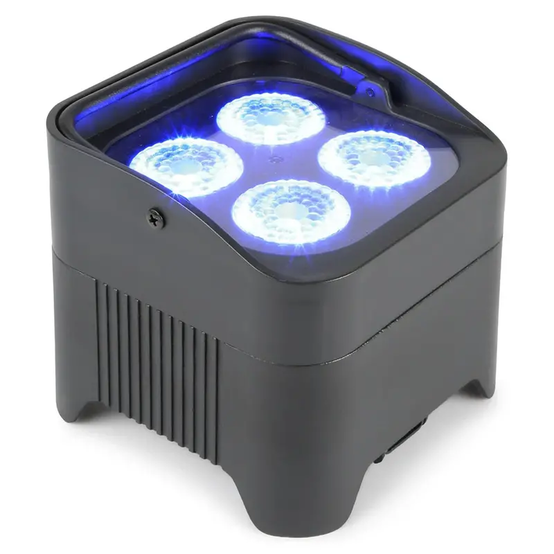 6x BBP94 verticale LED par + AC-440 flightbag