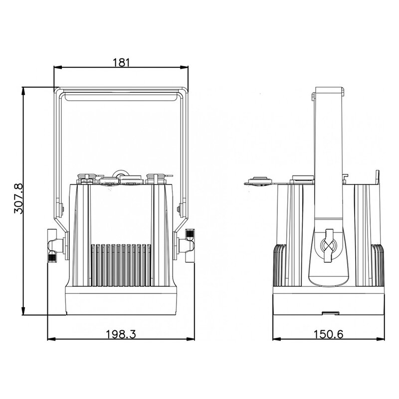 BT-NONAPIXEL Wit LED projector (IP65)