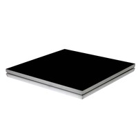 Stagedex podiumdeel 1x1m Basic Line zwart gelakt