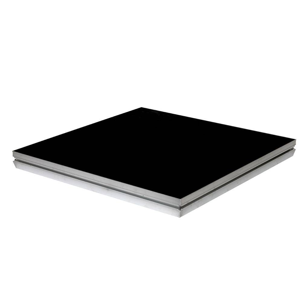 Prolyte Stagedex podiumdeel 1x1m Basic Line zwart gelakt afbeelding