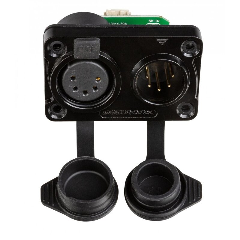 Modificatiekit van IP65 XLR 3pin (man/vrouw) naar IP65 XLR 5pin (man/vrouw)