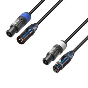 Adam Hall 5 STAR H PCON A 0500 combikabel XLR naar powerCON 5 m Adam Hall 5 STAR H PCON A 0500 combikabel XLR naar powerCON 5 m