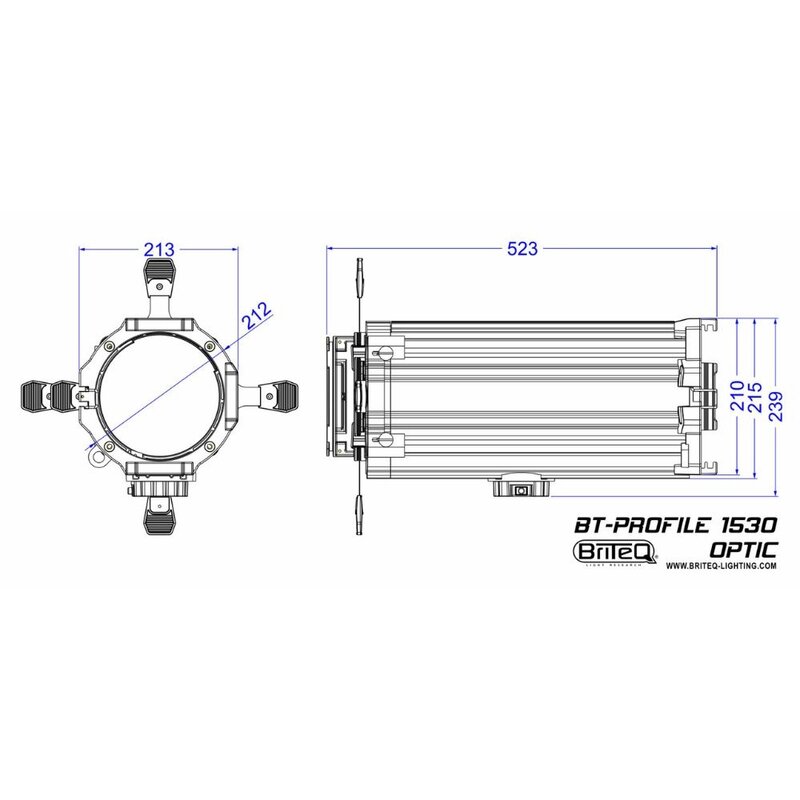 Zoomoptiek 15° tot 30° voor de BT-PROFILE 6C20 ENGINE