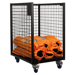 Pipe and drape halve trolley voor backdrops