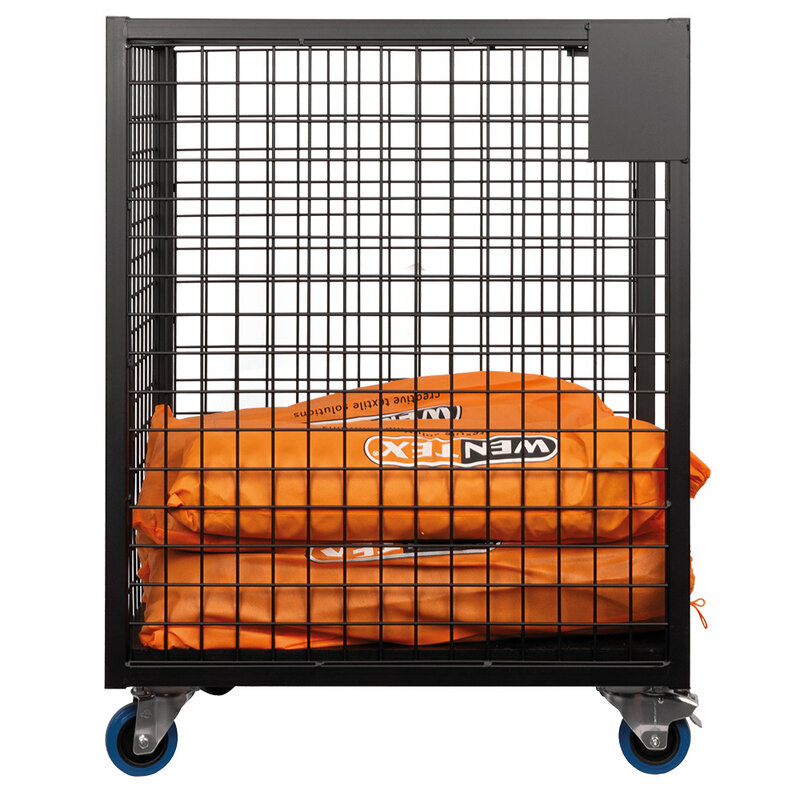 Pipe and drape halve trolley voor backdrops