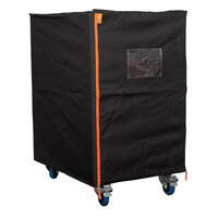 Pipe and drape cover voor halve trolley