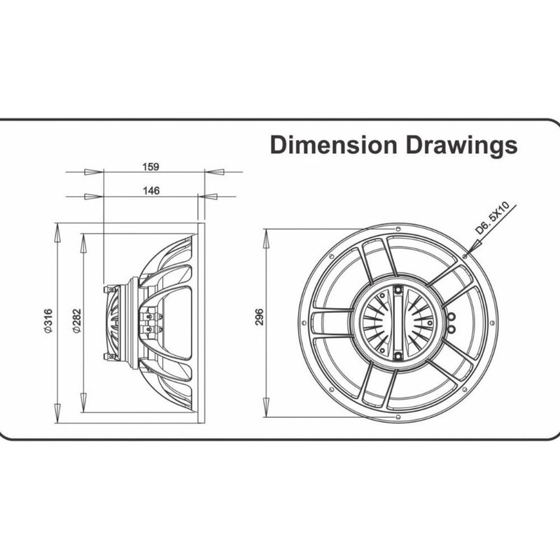 Synq SCX-12400 Coaxiale luidspreker 60° x 40° 12 inch SCX-12400 Coaxiale luidspreker 60° x 40° 12 inch