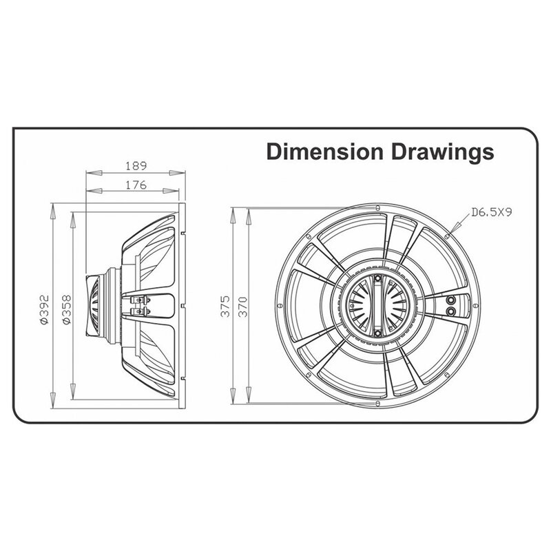 SCX-15450 Coaxiale luidspreker 60° x 40° 15 inch
