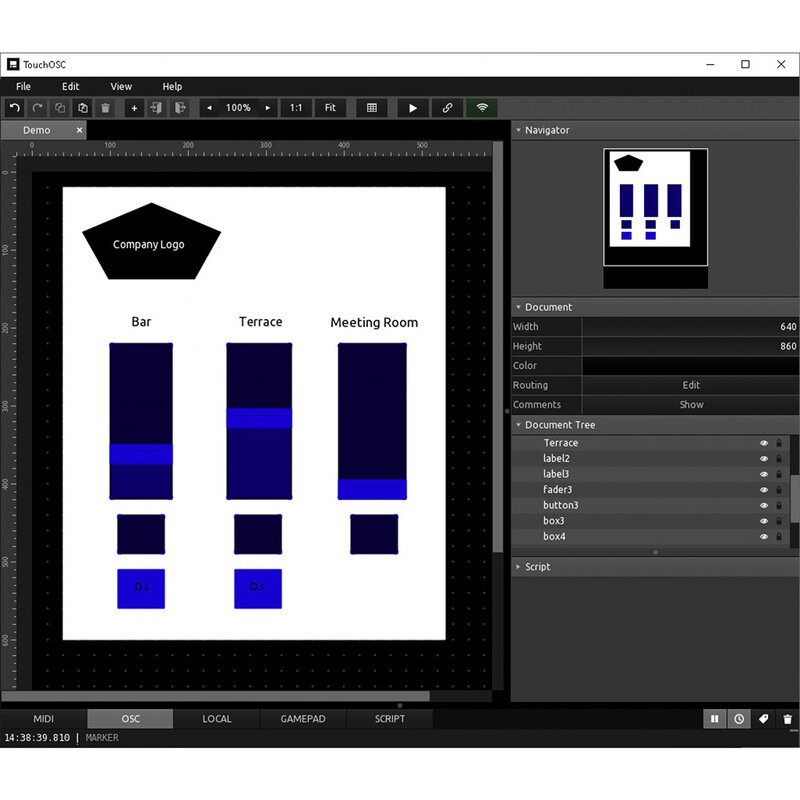 DBI-04 Analoge Dante netwerkaudiobrug met AES67