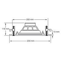 CHP620 100V Plafondluidspreker 20 W wit