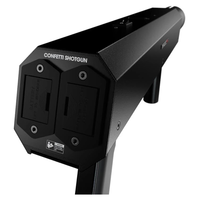 Deejay Shotgun confettishooter + 10x Electric Confetti Cannon 80cm multicolour