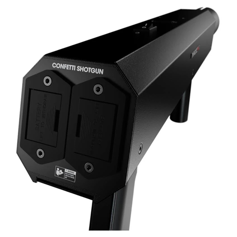 Deejay Shotgun confettishooter + 10x Electric Confetti Cannon 80cm multicolour