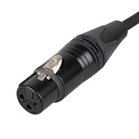 FLN01 XLR Microfoonkabel met Neutrik pluggen 10m