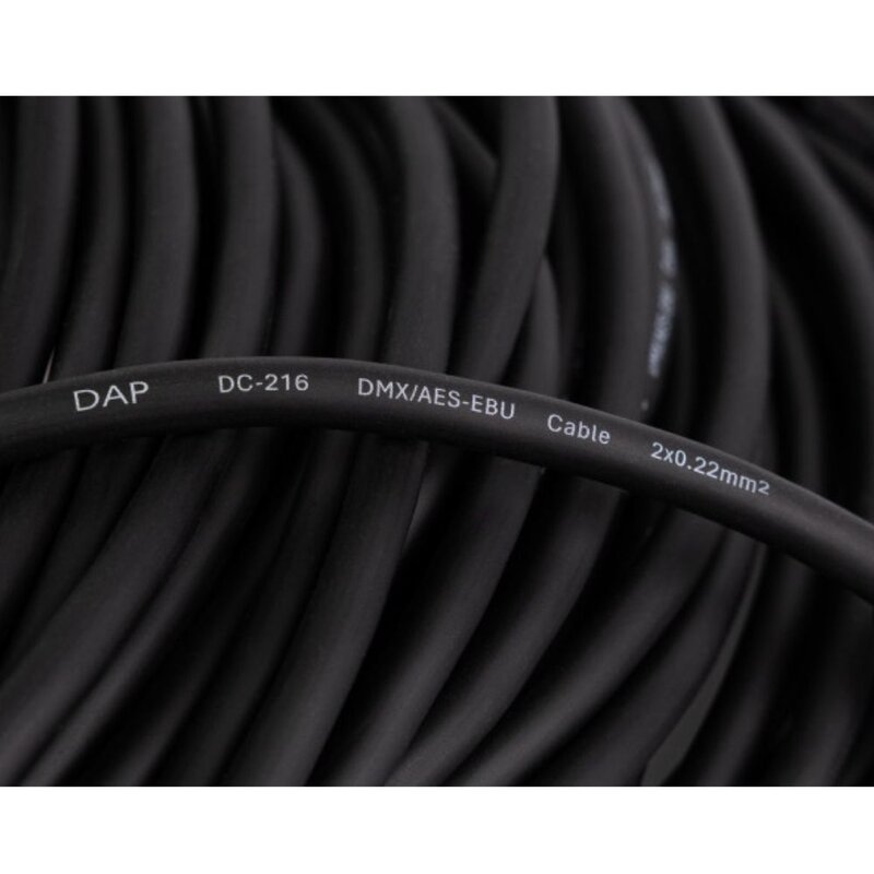 FLN09 DMX/AES-EBU Kabel met 3-polige Neutrik pluggen 10m