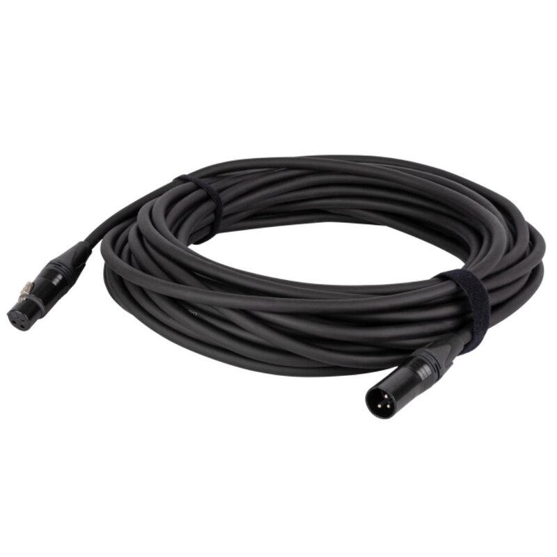 FLN09 DMX/AES-EBU Kabel met 3-polige Neutrik pluggen 15m