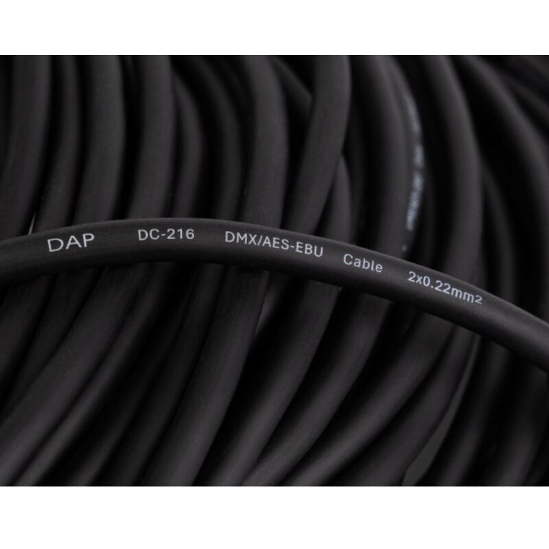 FLN09 DMX/AES-EBU Kabel met 3-polige Neutrik pluggen 15m