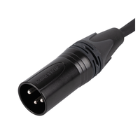 FLN09 DMX/AES-EBU Kabel met 3-polige Neutrik pluggen 75cm