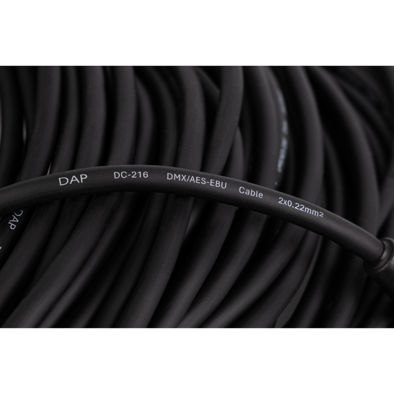 FLN08 DMX/AES-EBU Kabel met 5-polige Neutrik pluggen 15m