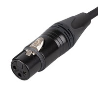 FLN01 XLR Microfoonkabel met Neutrik pluggen 3m