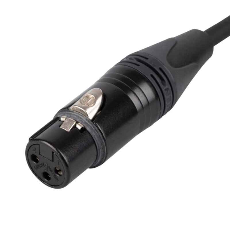 FLN01 XLR Microfoonkabel met Neutrik pluggen 3m