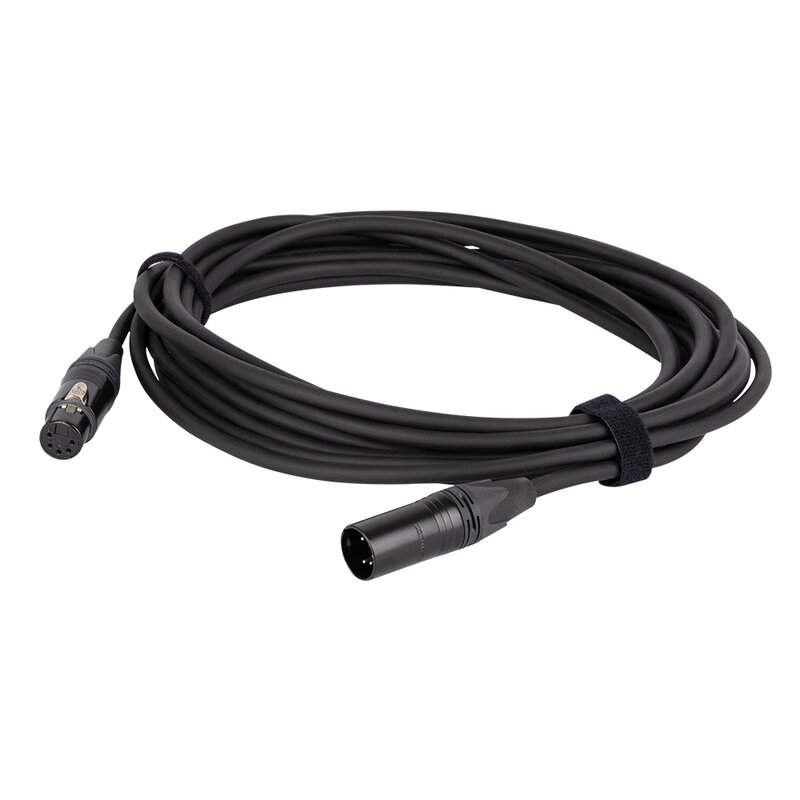 FLN08 DMX/AES-EBU kabel met 5-polige Neutrik pluggen 10m