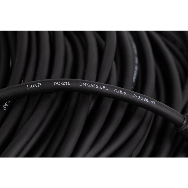 FLN08 DMX/AES-EBU kabel met 5-polige Neutrik pluggen 10m